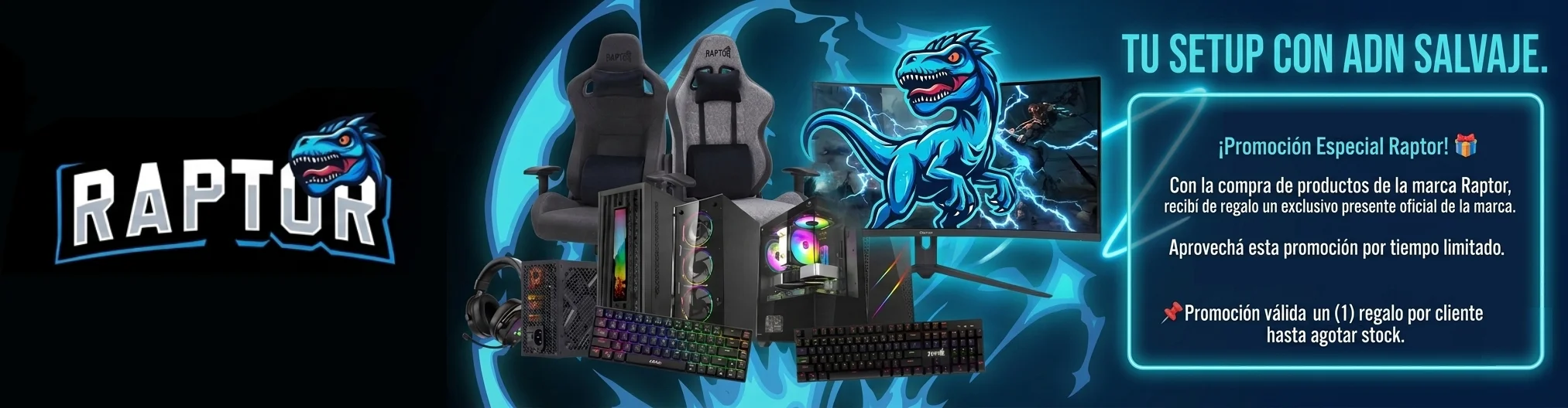 Productos Raptor Promocion