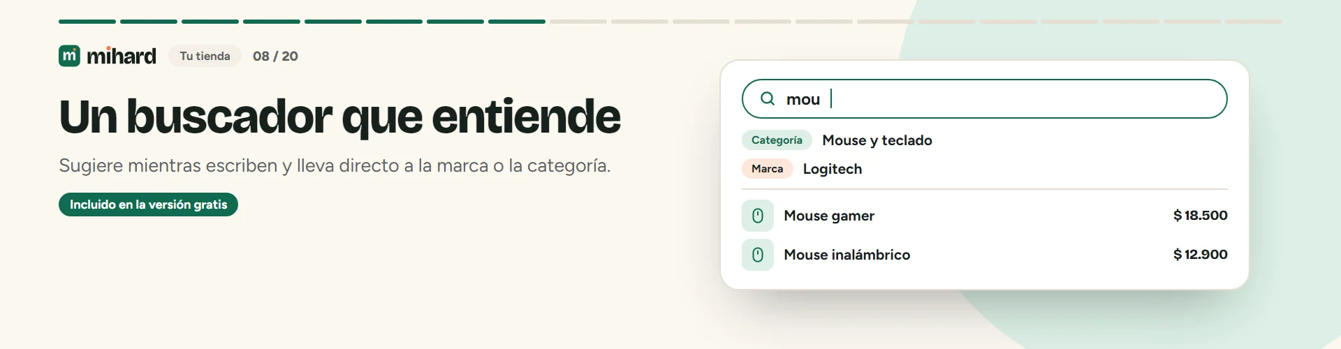 Mihard Buscador avanzado de productos