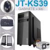 Kit Gabinete mouse teclado y parlante 500W Jalatec JT-KS39