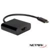 Adaptador USB Tipo C (M) a HDMI (H) NETMAK NM-TC66 SDC