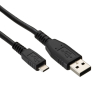 Cable USB a MicroUSB 1.8 Mtrs NEGRO Noganet USBM01BK
