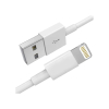 Cable USB Iphone Lightning 1 mtr BLANCO oem Global C-IPHLIGTH1MW