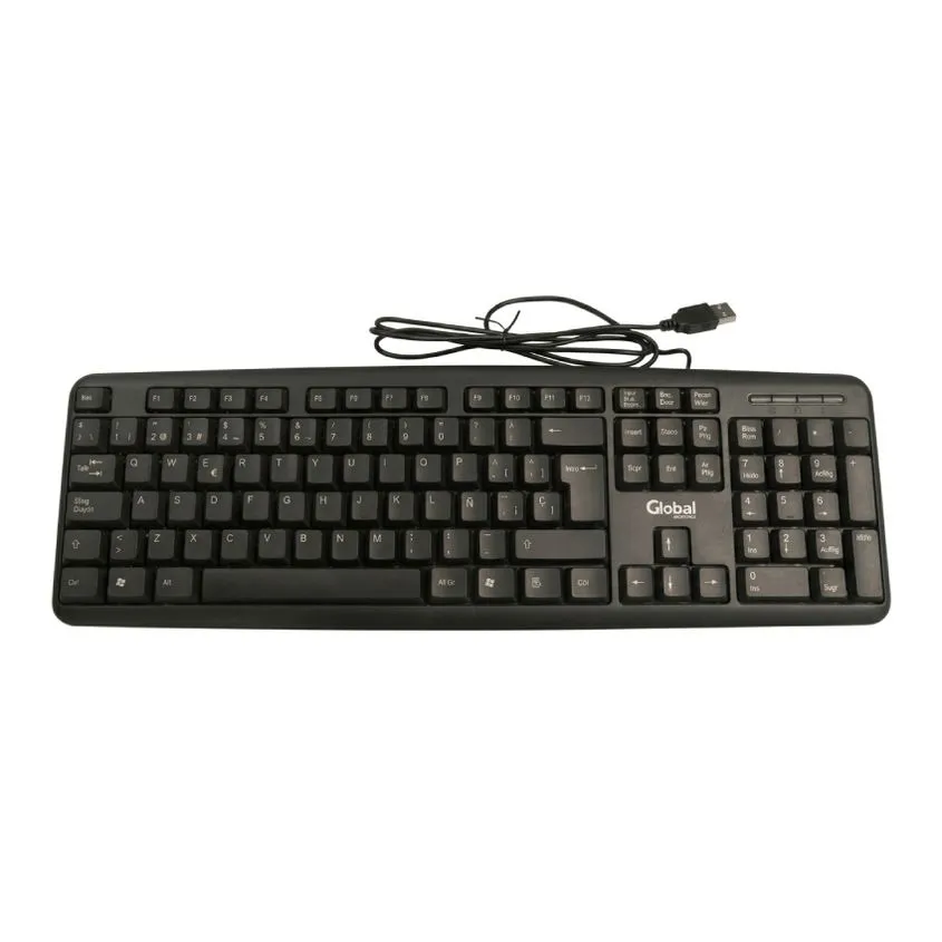 Teclado  USB NEGRO Global K103BKUSB