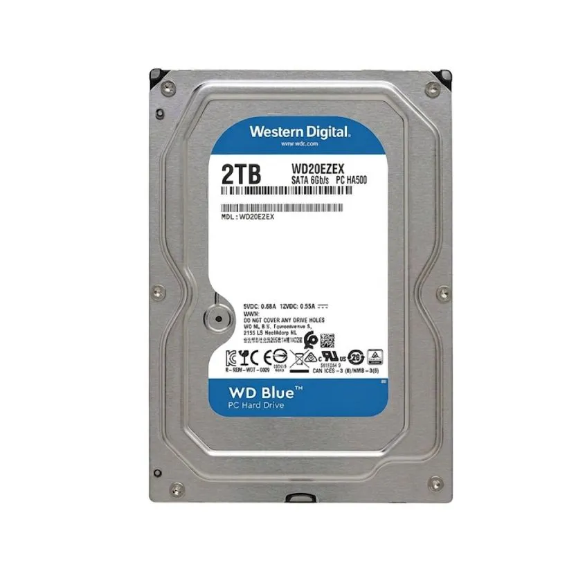 Disco Rigido 2 TB Western Digital BLUE Sata III 64 MB HD108
