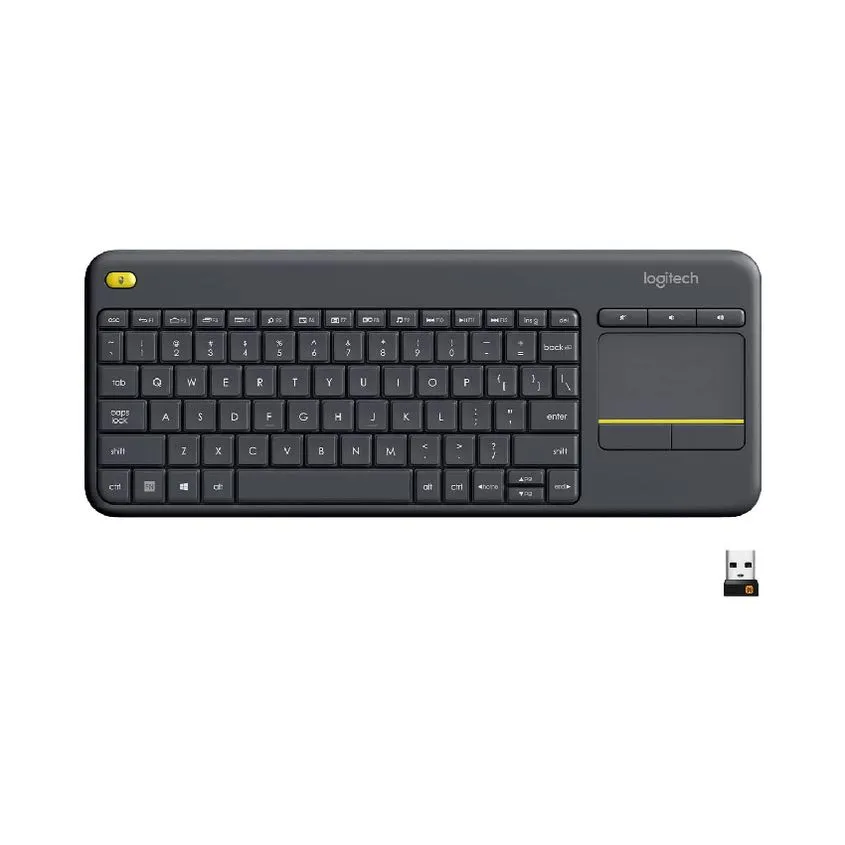Teclado Inalambrico ideal Smart TV c/touchpad DARK Logitech K400PLUS