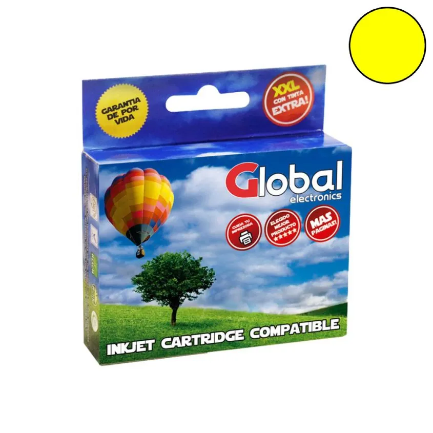 Cartucho Compatible Epson T296220 Amarillo 13Mls Alta Capacidad Global INKET296Y