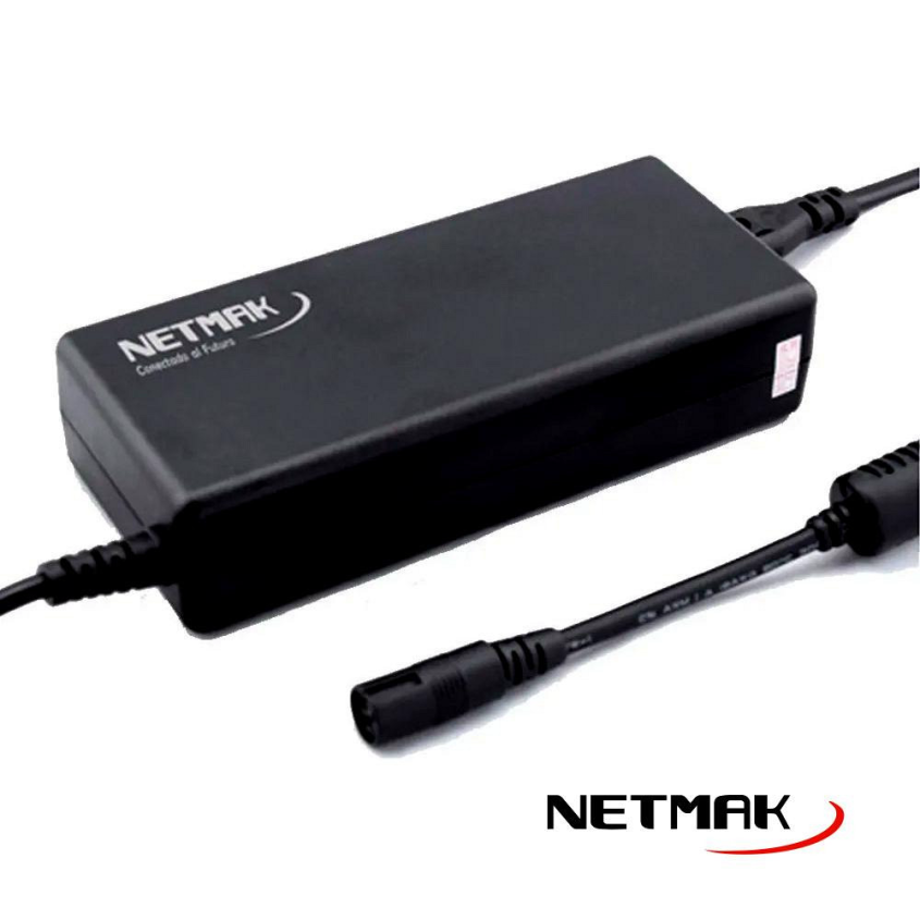 Fuente cargador Notebook automatico 220v 90W  Netmak NM-1287