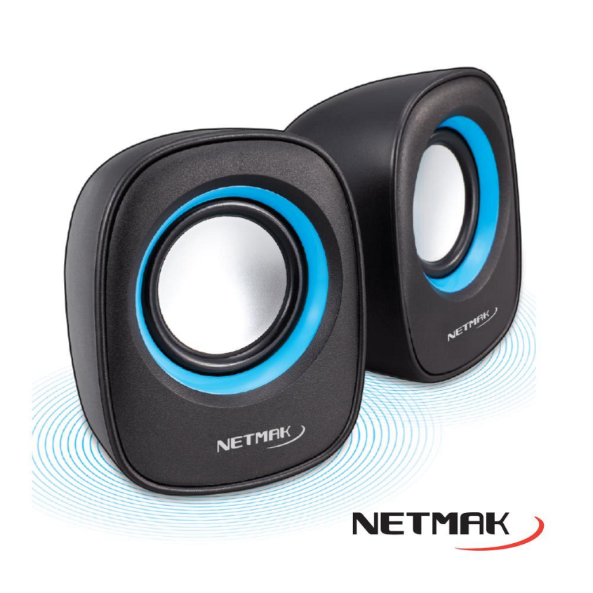 Mini Parlante USB BLUE Netmak NM-9025AZ