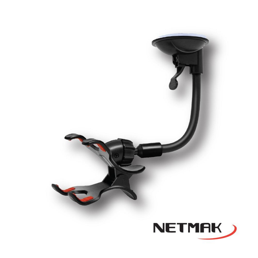 Soporte Celular Universal Para Auto c/brazo flexible Netmak NM-HC21