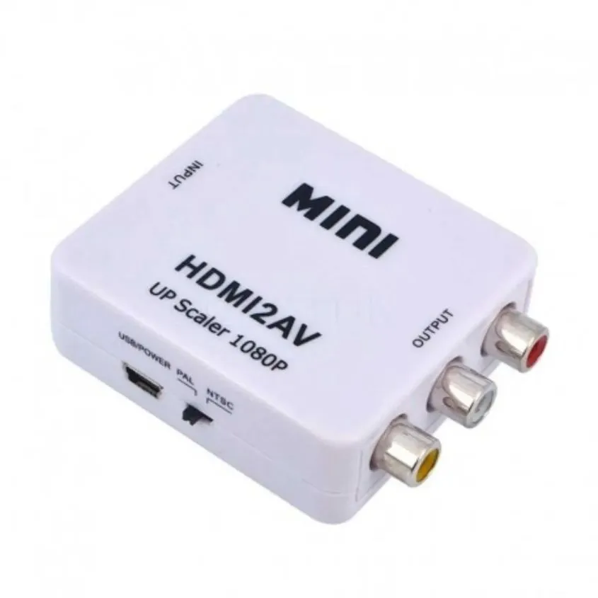 Adaptador HDMI H A RCA H c/ Selector NTSC-PAL Intco 09-031C
