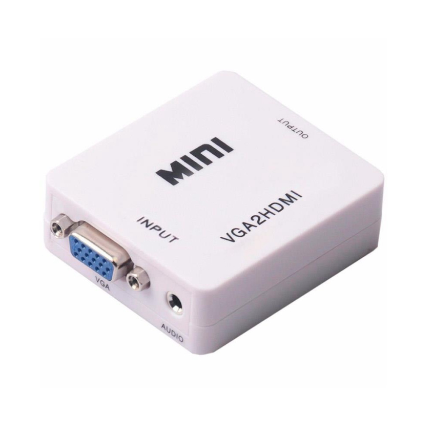 Adaptador VGA a HDMI H c/ audio y power Intco 09-031B