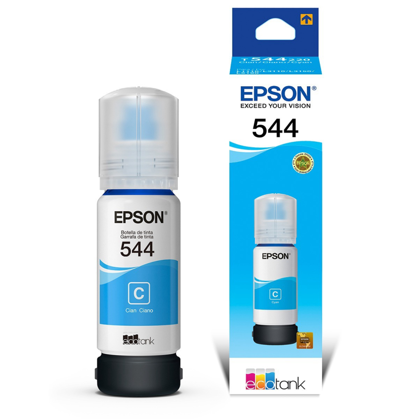 Botella de tinta Epson Original L3110 CYAN T544220