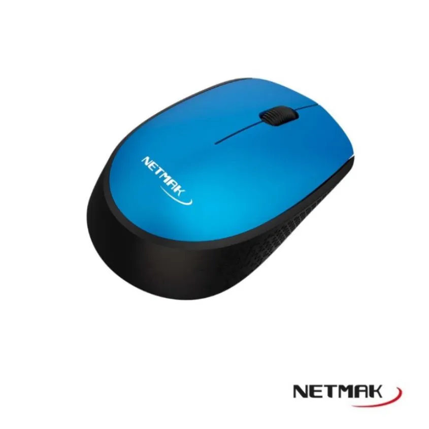 Mouse Inalambrico 2.4Ghz Netmak Azul NM-M680-B