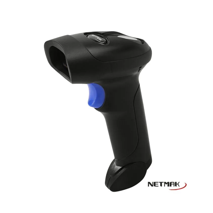 Lector de Codigo de Barras/QR 1D/2D Inalambrico Netmak NM-LC308