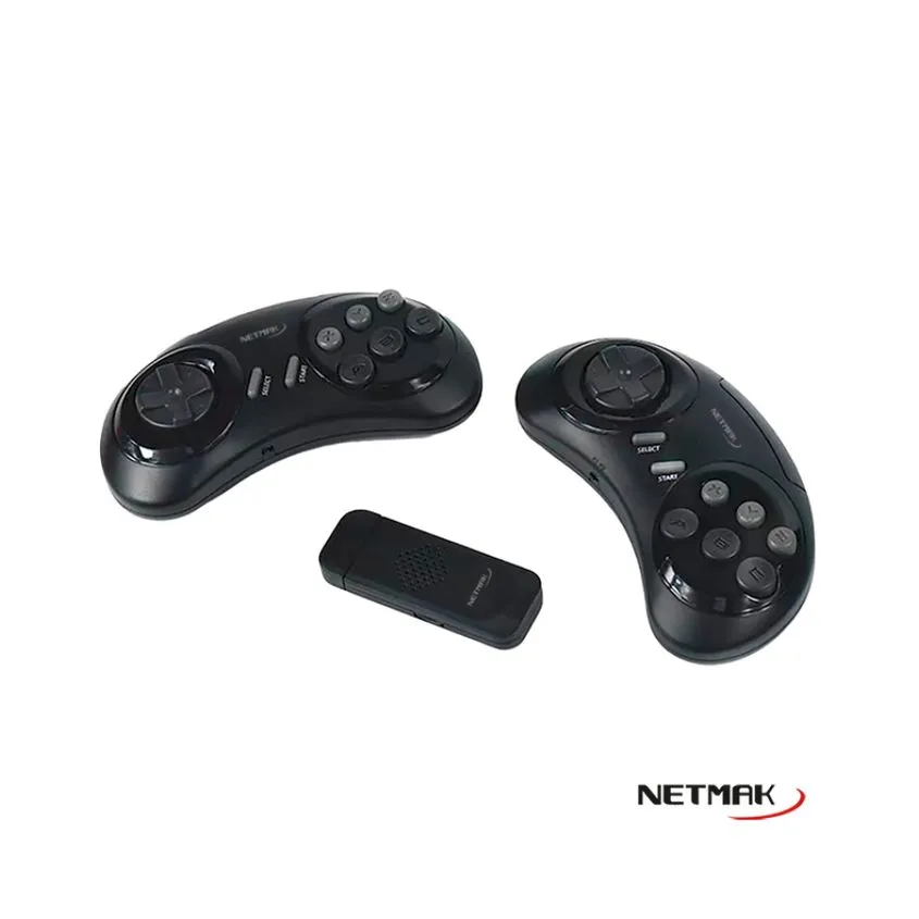 Mini Consola 4K Hdmi Tv 16 Bit 5000 Juegos Netmak NM-S900
