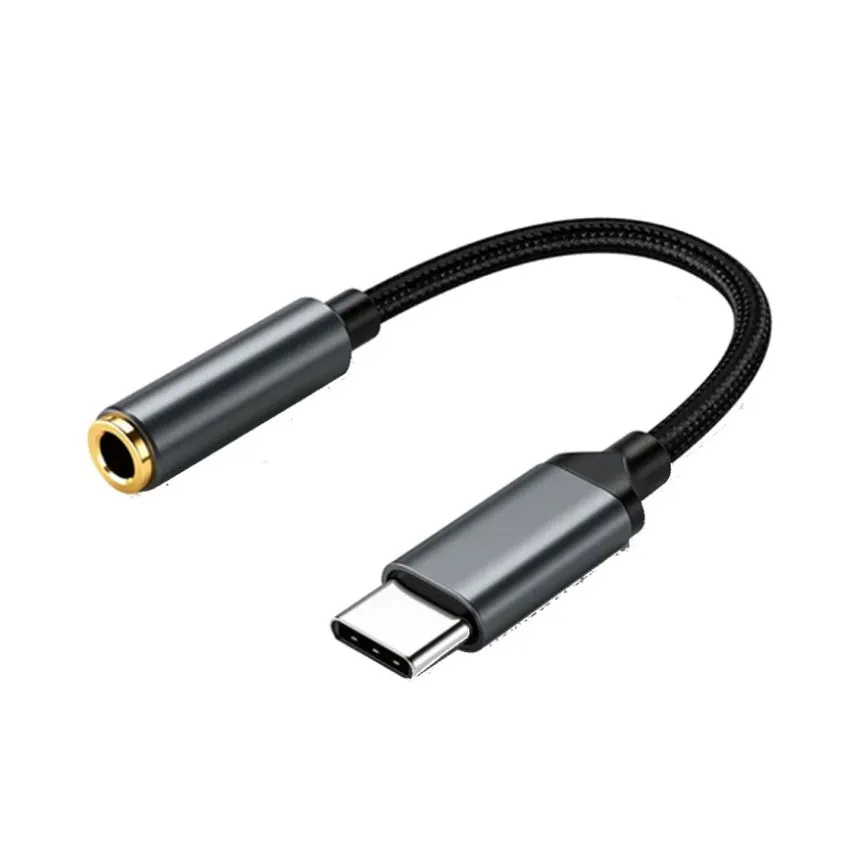 Adaptador Tipo C Macho a Audio 3.5 Hembra Intco 09-057