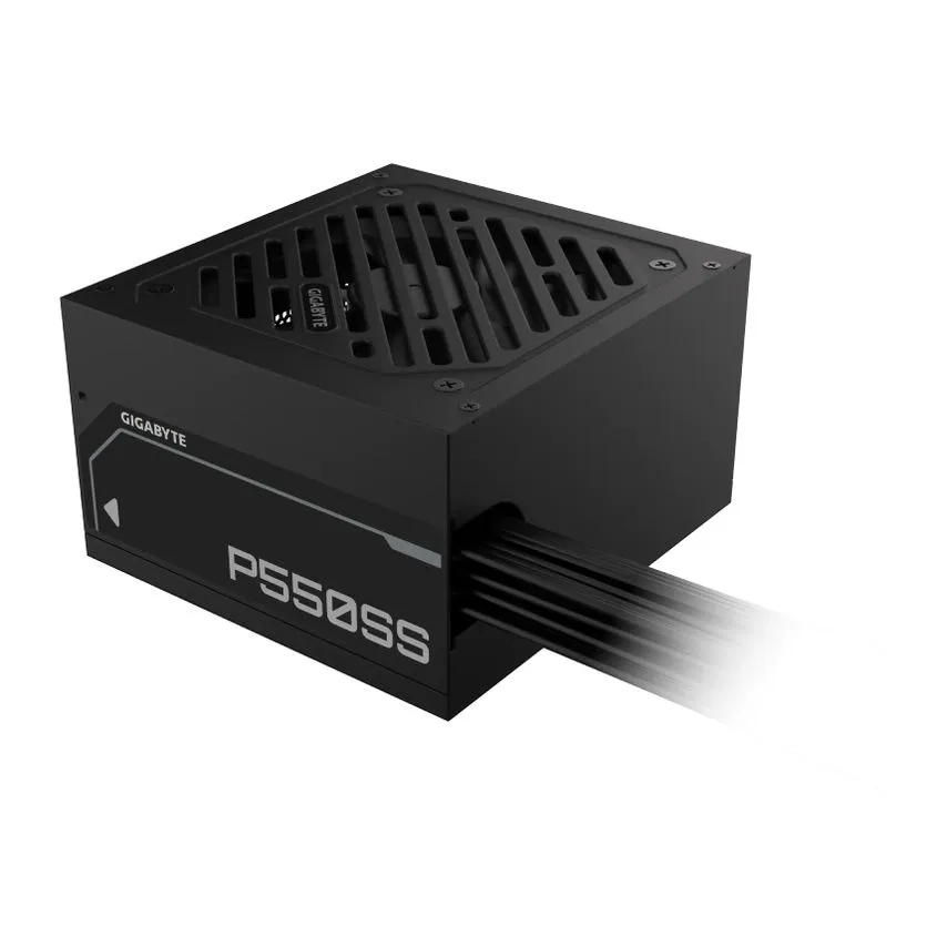 Fuente ATX Gamer Gigabyte 550w 80 Plus Silver Black GP-P550SS