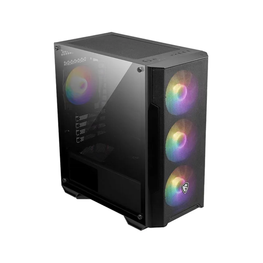 Gabinete MSI MAG Acrilico Mid-Tower Fan RGB x4 FORGE-M100A