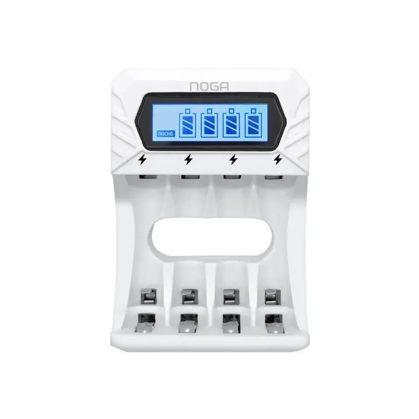 Cargador de Pilas Noganet x4 AA/AAA c/Display NG-6000C