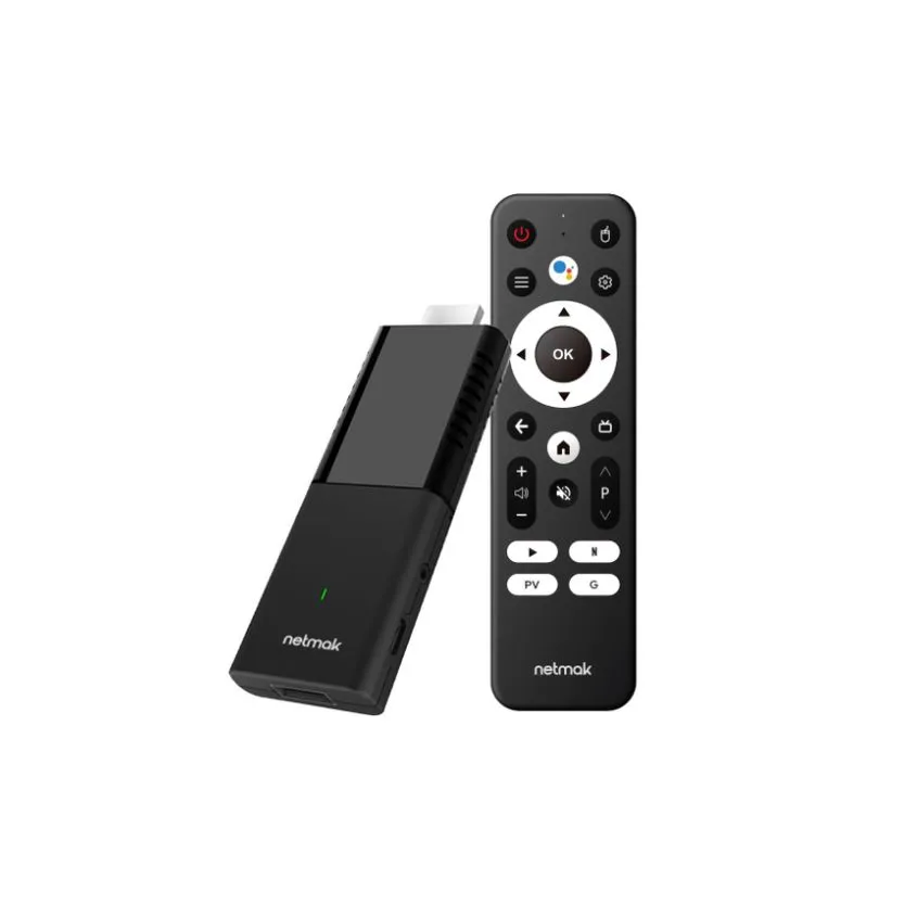 TV Box Stick 4K Android 13.0 2GB/16GB  Control Remoto BT Netmak NM-STICK
