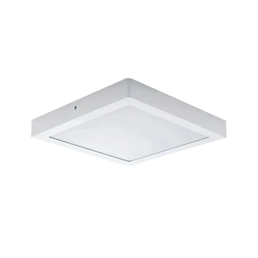 Led Plafon Panel Cuadrado Plastico Luz Fria 18W 210x210x32mm Sybyd SY18CAPAF