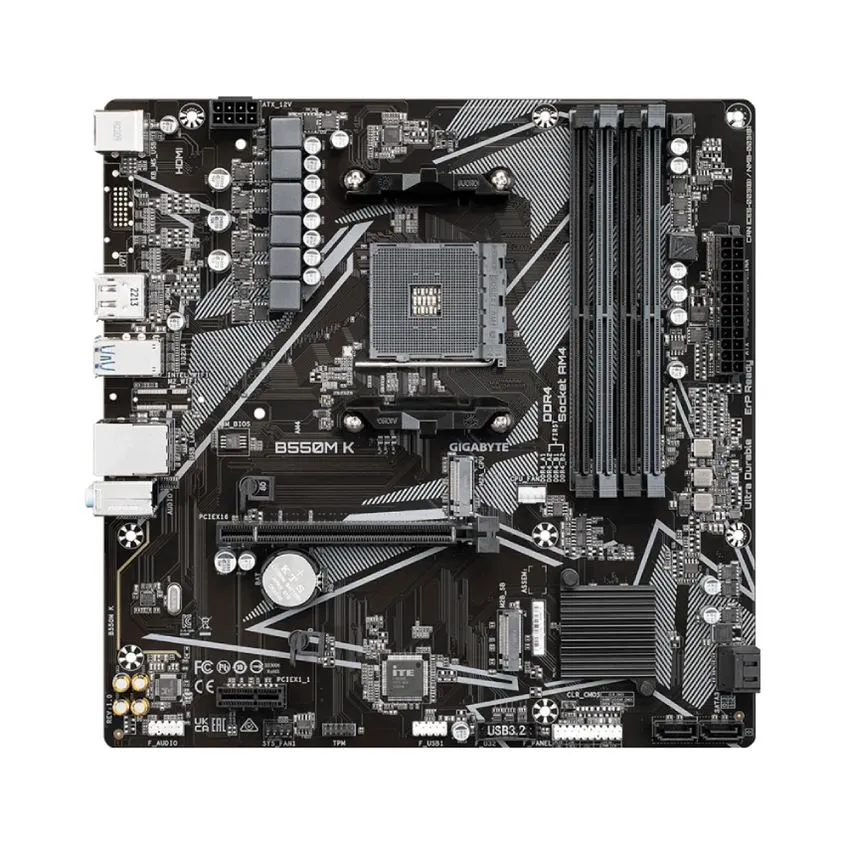 Mother GIGABYTE B550M K AM4 DDR4 MOT391