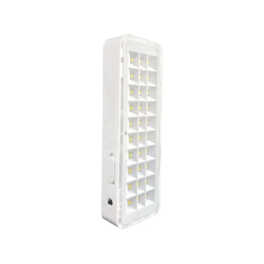 Luz de Emergencia de 30 Led c/ Bateria 3/6 Hrs Global EMERLIGHT-30LED