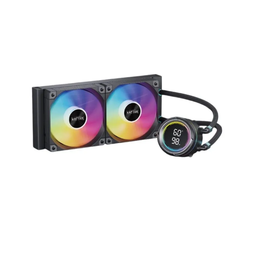 Water Cooling Raptor Aqua Pro 240mm c/Pantalla 2x Cooler RGB RAP-WC-PRO-240BL
