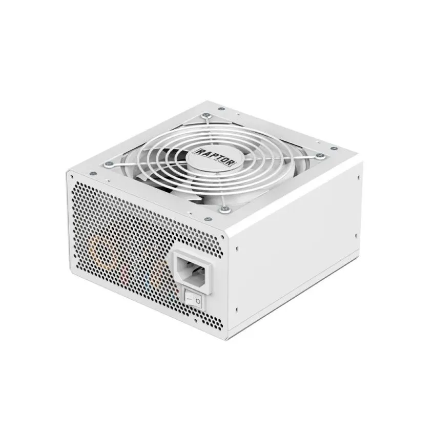 Fuente ATX Raptor 800W 80 Plus Gold Full Modular PCIe 5.1 Blanca RAP-VOLT-800W-WT