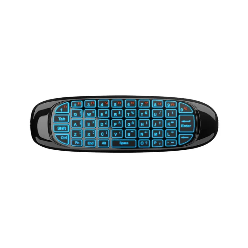 Teclado Inalambrico + Air Mouse TV - TV BOX Noganet NKB-AIR-RGB