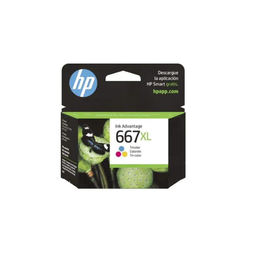 Cartucho de Tinta HP 667XL Original Color 3YM80AL INKCHP667XLC-O