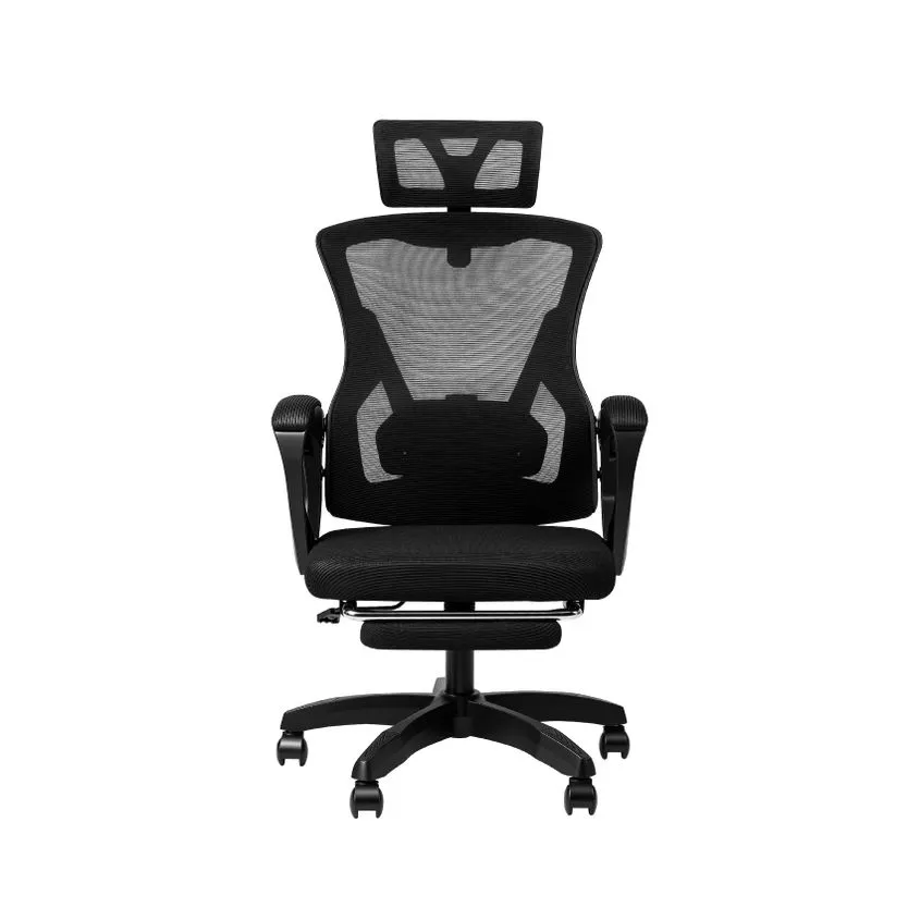 Silla Gamer Raptor Throne S10 Negra c/ Reposapies RAP-THRONE