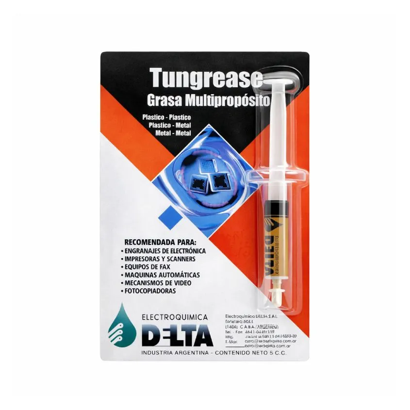 Tungrease G-36 Jeringa 5cc Grasa Liviana p/ Mecanismos Delicados G36