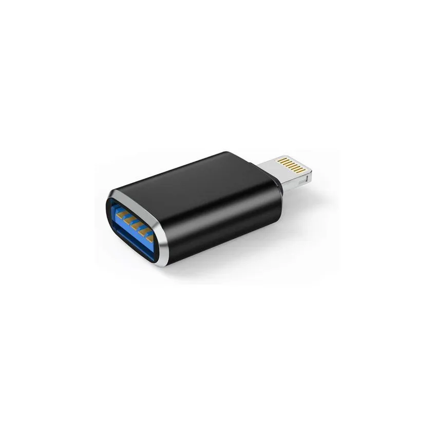 Adaptador Lightning Macho a USB 3.0 Hembra con funcion OTG Intco 09-032