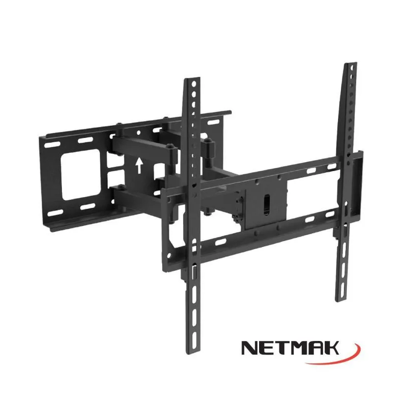 Soporte Led Tv 23" Reforzado 2 Brazos Giro e Inclinacion Netmak NM-ST13