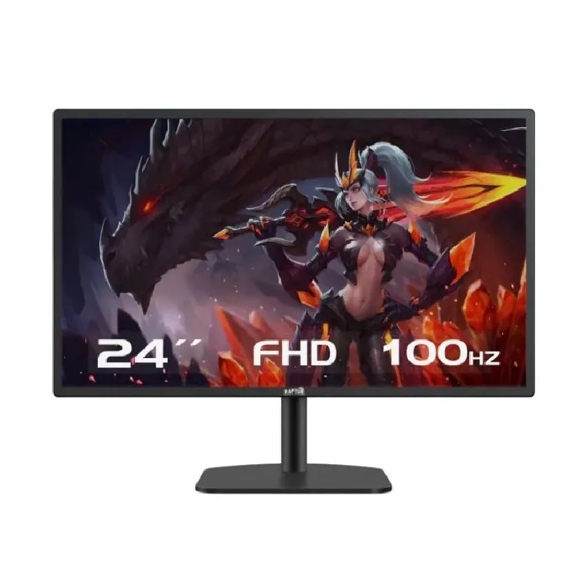 Monitor Gamer Raptor Hawk Eye 24" FHD 100Hz 5ms Panel TN Resolucion MON134