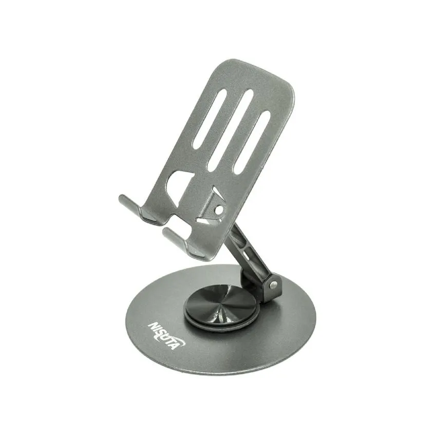 Soporte De Acero Plegable y Rotatorio Para Celular Nisuta NSSOCER2