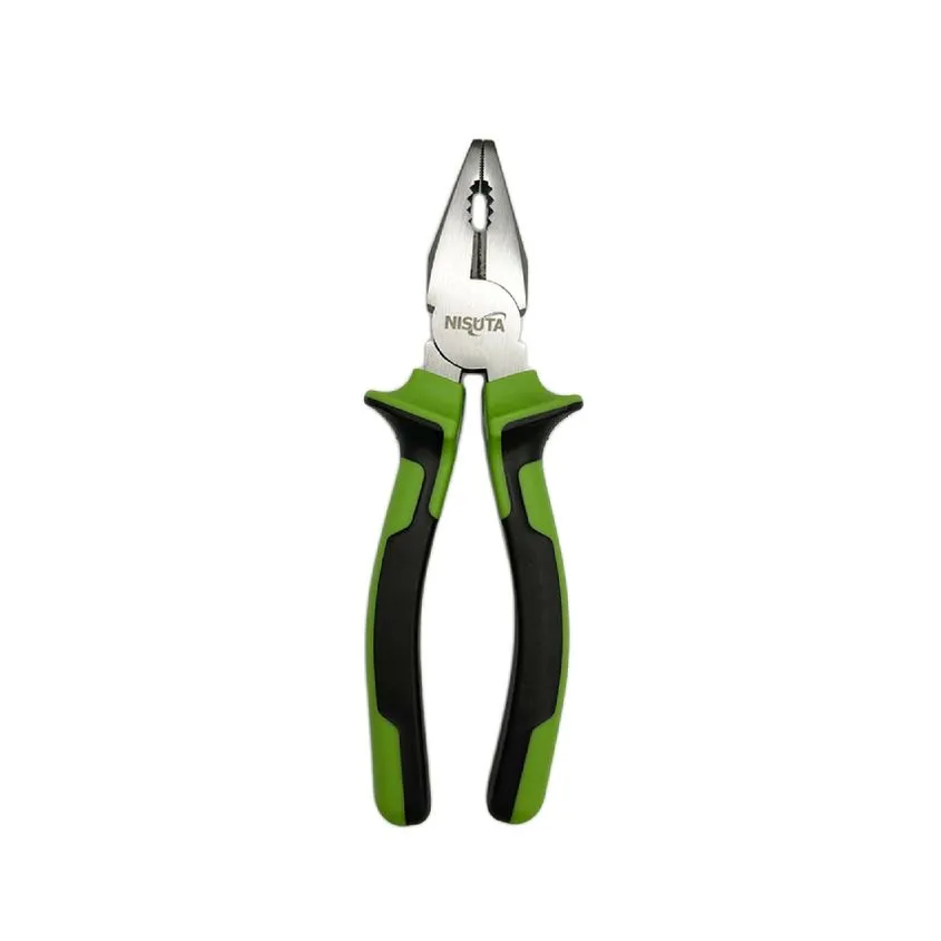 Pinza de 7" Acero al Carbono c/ Cuchilla de Corte Nisuta NSPI7