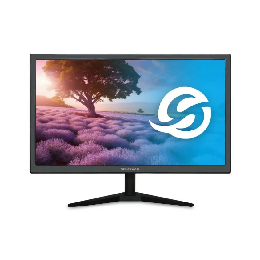 Monitor Solarmax 19" 1600x900 HDMI VGA Slim Negro MON135