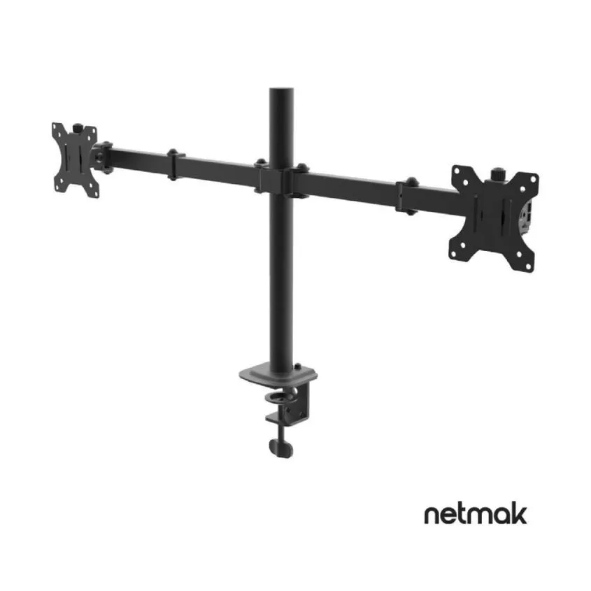 Soporte Doble Monitor 10"- 32" Netmak 20Kg NM-ST18