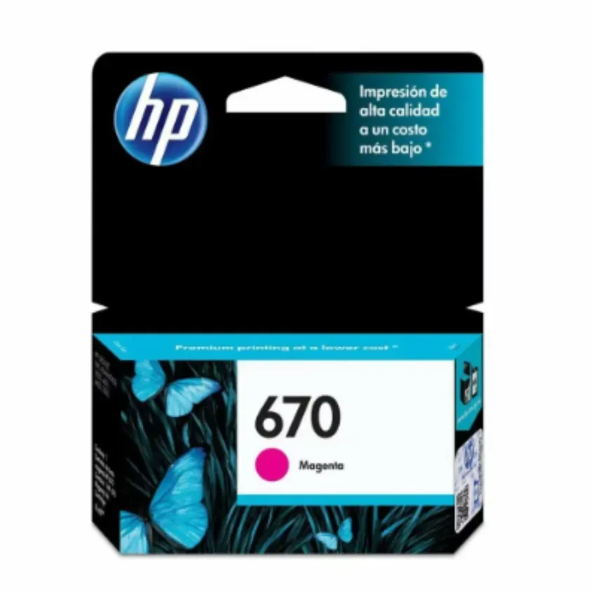 HP 670 MAGEN INK CARTRIDGE CZ115AL (0009) 1-0417671