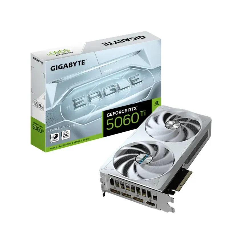 VGA Gigabyte GeForce RTX 5060 Ti EAGLE OC ICE 8G (6095) 1-0417814