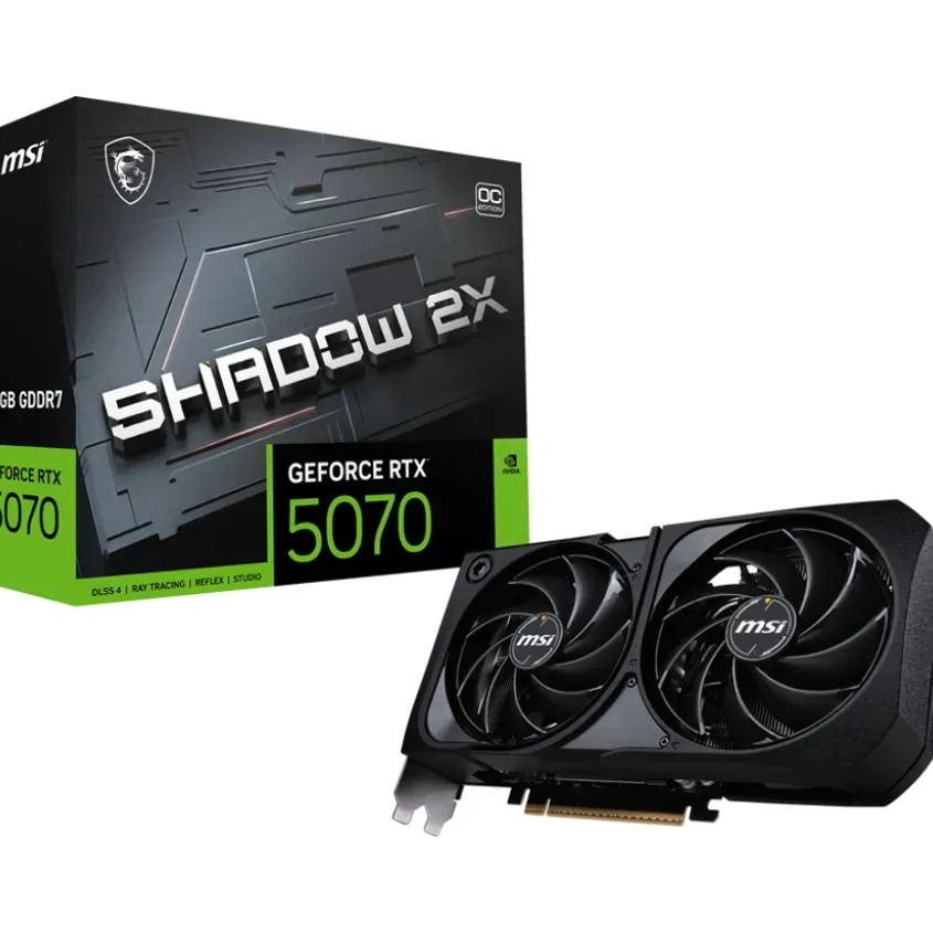 VGA MSI GeForce RTX 5070 12G SHADOW 2X OC (8175) 1-0417247