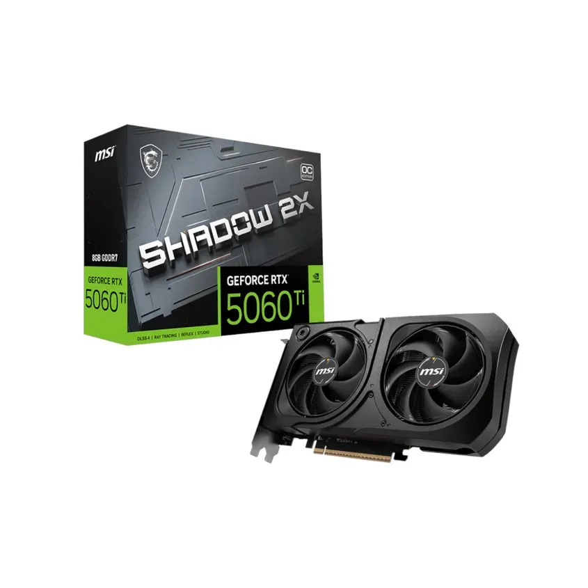 VGA MSI GeForce RTX 5060 Ti 8G SHADOW 2X OC PLUS (0281) 1-0418099