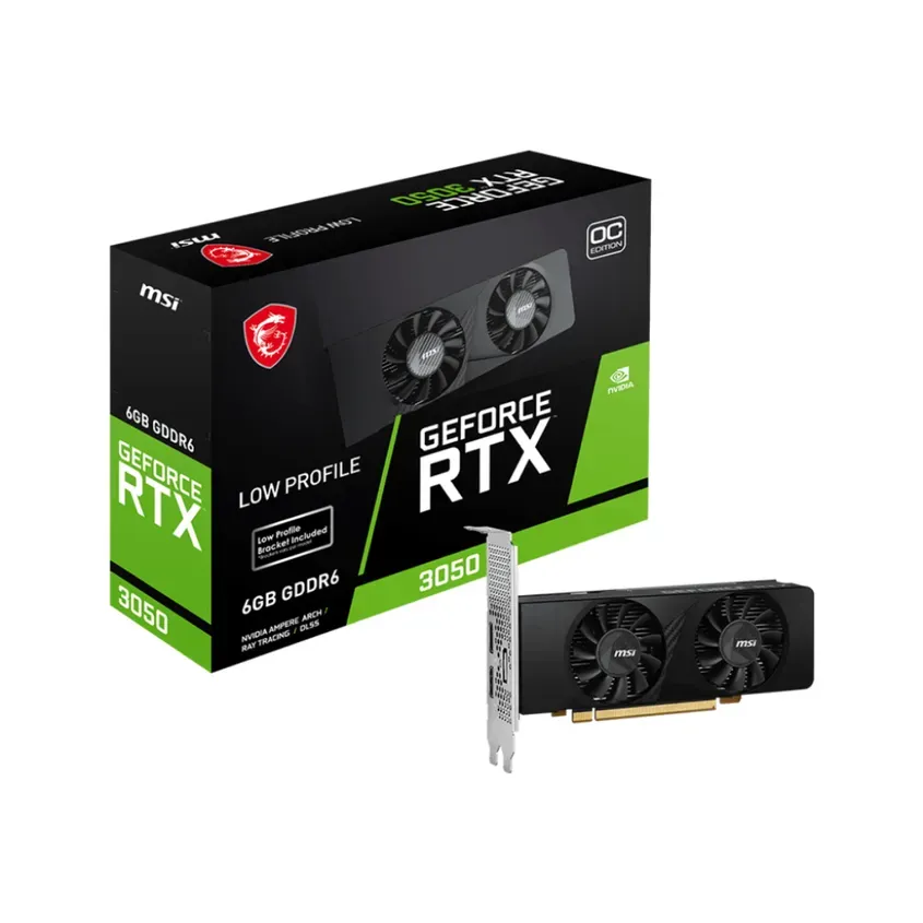 VGA MSI GeForce RTX 3050 LP 6G OC (6828) 1-0416542