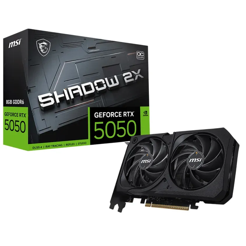 VGA MSI GeForce RTX 5050 8G SHADOW 2X OC 1-0418098