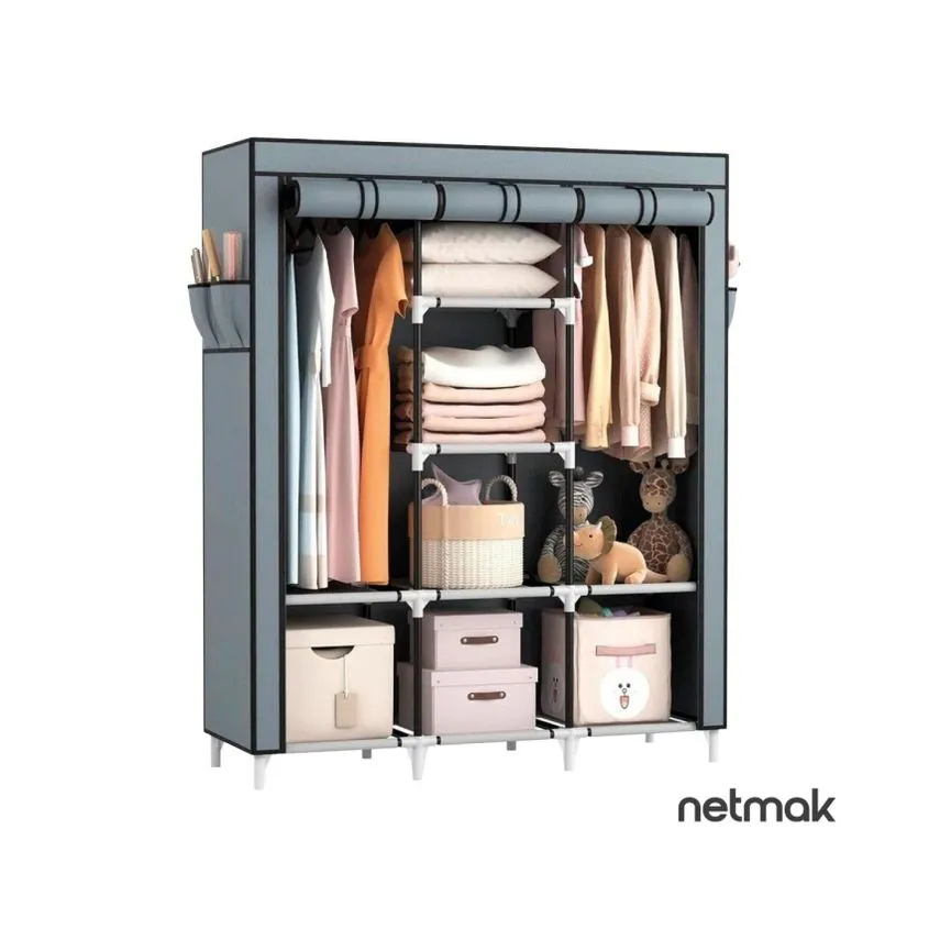 Armario Portatil de 130x45x175Cm Netmak Desmontable NM-ARM1