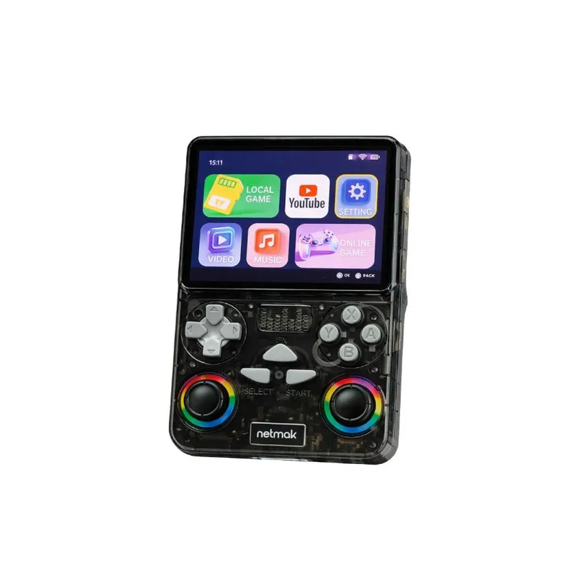Consola Gamer Netmak Portatil Wi-Fi PSP PS1 N64 Netmak NM-R37