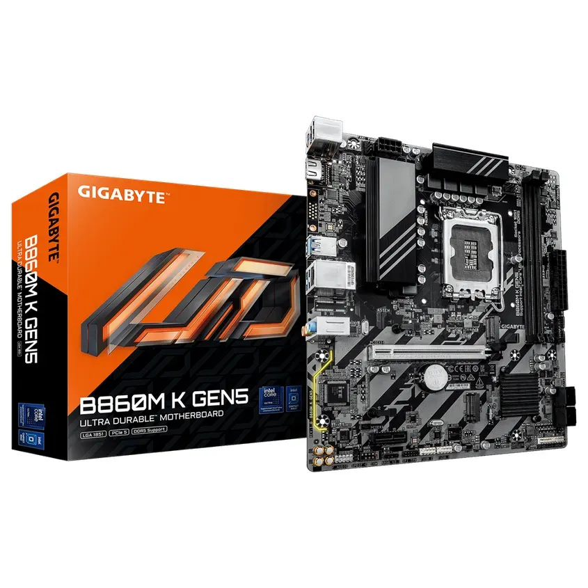 Mother Gigabyte B860M K GEN5 DDR5 s1851 (Serie Ultra) 1-0418377