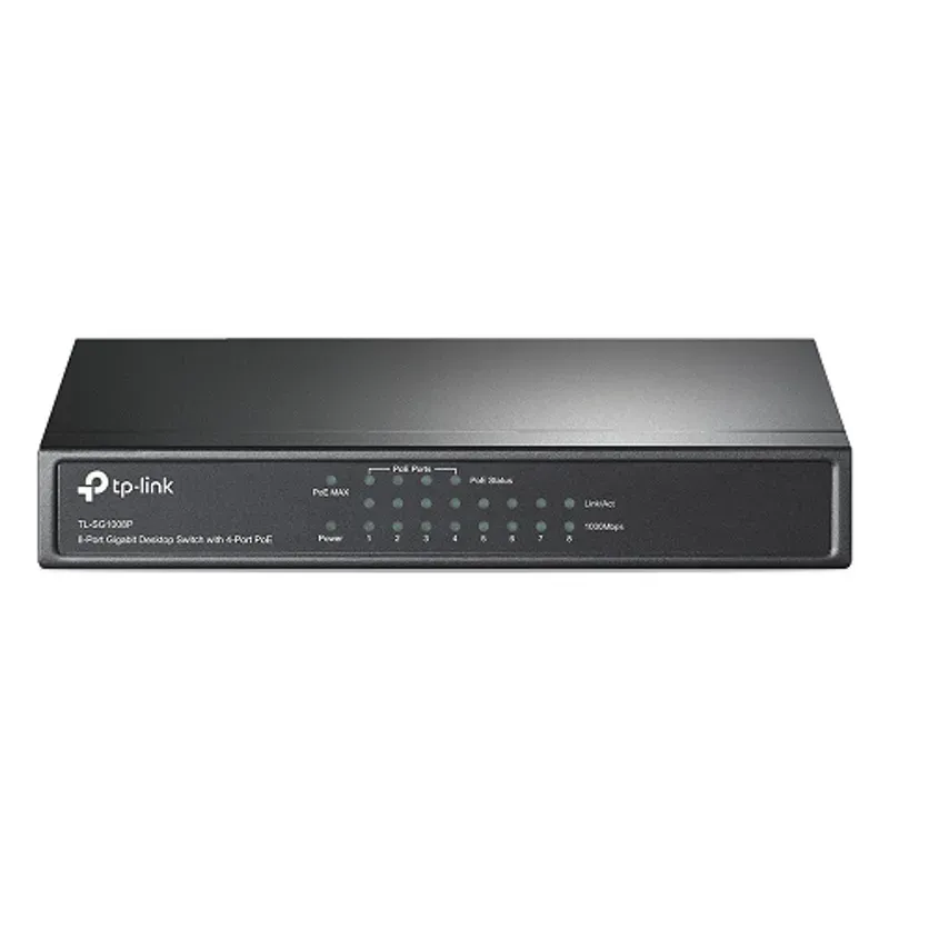 Switch 8P Giga (4 ptos POE) Tp-Link Desktop TL-SG1008P